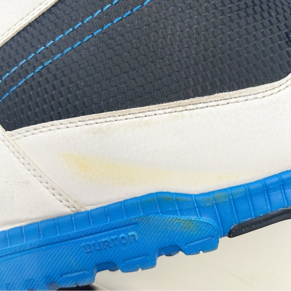 Burton Men’s Invader Snowboard Boots Imprint 1 Black White Blue Size 14 - Picture 9 of 16